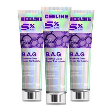 Imagem de Creme Dental CEELIKE com 5% de Vidro Bioativo para Reparação 100g