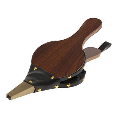 Imagem de sillervan Mini mão, soprador lareira, fogão tradicional, isqueiro incêndio, acessórios vintage para casa, fácil colocar e usar, design retrô manual com anel pendurar para acampamento ao ar livre