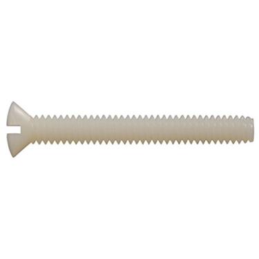 Imagem de The Hillman Group 59501 – Parafuso oval de nylon para cabeça de máquina de 8 – 32 x 3/8 polegadas – Pacote com 30