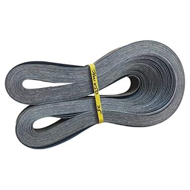 Imagem de 10pcs 2100 * 50mm azul médio macio pano cerâmico cinto abrasivo de aço inoxidável metal duro abrasivo cinto abrasivo YYDFPIIA (Size : 180#)