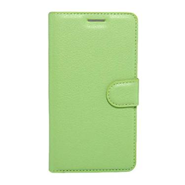 Imagem de CHAJIJIAO Capa ultrafina para Sony Xperia X Compact Texture Horizontal Flip Leather Case com suporte e compartimentos para cartões e carteira (preto) Capa traseira para telefone (cor verde)