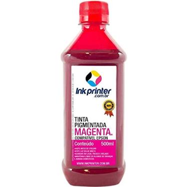 Imagem de Tinta Inkprinter Magenta Pigmentada para Impressora Epson (500ml)