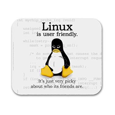 Imagem de Mouse pad geek Neurons Not Included Linux is Use Friendly Operating System