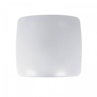 Imagem de Plafon Quadrado de Sobrepor Smart LED Acrílico 27cmx27cm 10W 3000K Luz Amarela 220V Bronzearte 6400K Luz Branca