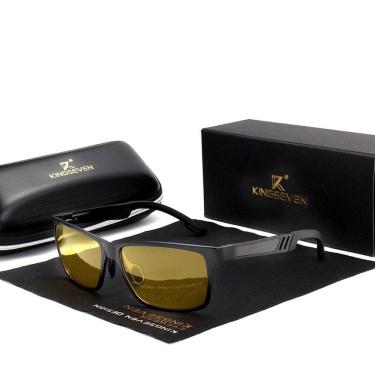 Imagem de Óculos de Sol Masculino Esportivo Kingseven Óculos de Sol de Alumínio Magnésio Design R...