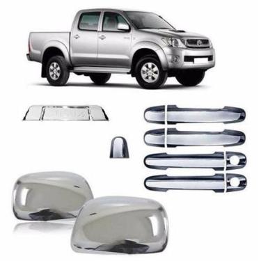 Imagem de Aplique Cromado Maçaneta Retrovisor Traseira Hilux 2005-2011