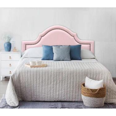 Imagem de Cabeceira Estofada Provençal Luxo com Tachas - Queen