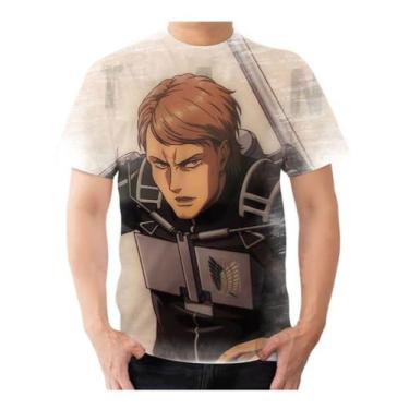 Imagem de Camisa Camiseta Personalizada Jean Anime Attack On Titan 3 - Estilo Kr