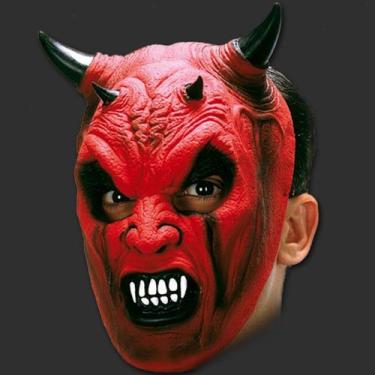 Imagem de Máscara Diabo Terror Carnaval Halloween - Spook Elástico