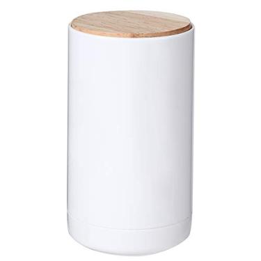 Imagem de Suporte de palito de dente retr¨¢til,porta palito de dente de prensa autom¨¢tico simples caixa pop up dispensador organizador recipiente de cotonete para casa cozinha hotel, Palito de dente Caixa