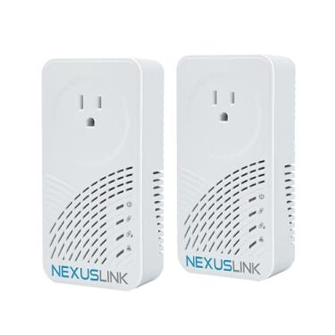 Imagem de Nexuslink Adaptador Powerline Wave 2 G.hn | Tomada Pass-Through | Kit I 2000 Mbps I 2 unidades (GPL-2000PT-KIT)