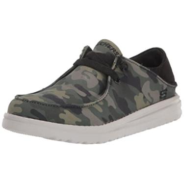 Imagem de Skechers Tênis infantil unissex Melson, Camuflagem, 3 Little Kid