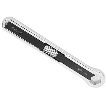 Imagem de Fafeicy Chave OpenEnd, chave de macaco ajustável sólida de aço de liga, com espessura de 9 mm, abertura de cabeça grande de 11 ~ 16 mm, abertura de cabeça pequena de 5 ~ 11 mm, chave ajustável
