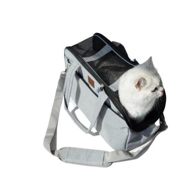 Imagem de Bolsa Transporte Pet Luxo Ombros Passeio Cães Gatos