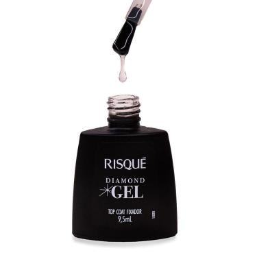 Imagem de Top Coat Fixador Risqué Diamond Gel Cremoso 9,5ml