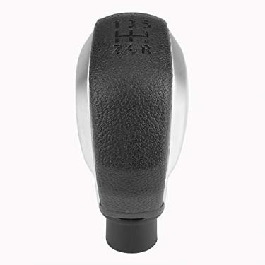 Imagem de Botão de mudança de marchas, Aramox Car 5 Speed ​​Gearstick Shift Knob Alavanca de câmbio manual Knob Styling Head Fit para 307301206202020408308