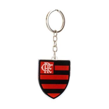 Imagem de Chaveiro Escudo Time Acrílico 5cm - Flamengo - Minas De Presentes