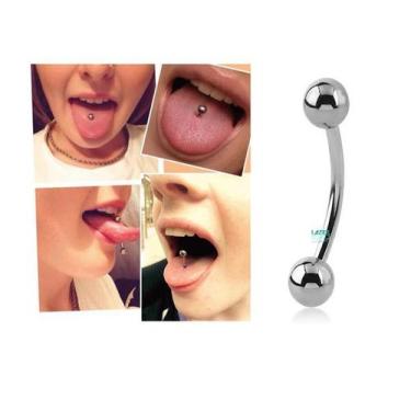 Imagem de Piercing Labial Sobrancelha Língua Aço 316L Esferas - G - L&E