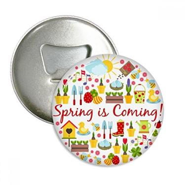 Imagem de Emblema multifuncional com emblema de ímã de geladeira redondo para festival religião de páscoa