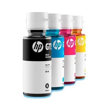 Imagem de Kit Refil de Tinta HP GT53 Preto GT52 Amarelo GT52 Ciano GT52 Magenta