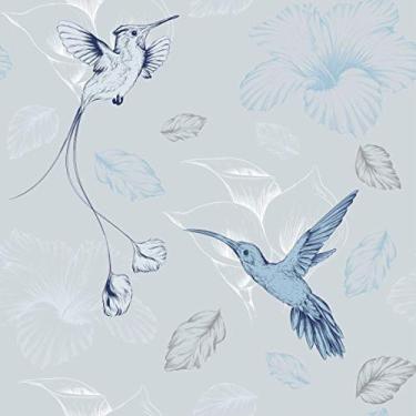 Imagem de Papel De Parede Adesivo Lavável Beija-Flor 12m