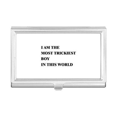 Imagem de Porta-cartões de visita I Am The Trickiest Boy