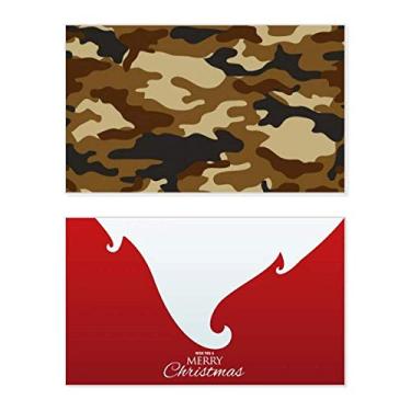 Imagem de Camuflagem Line Art Grain Ilustration Pattern Holiday Holiday Merry Christmas Cartões de parabéns Mensagem de Natal