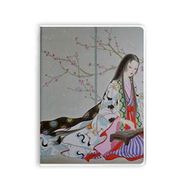 Imagem de Caderno de pintura chinesa de flor de ameixa com capa macia Diário