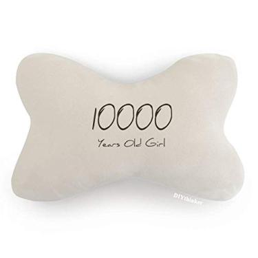 Imagem de DIYthinker Almofada de apoio de cabeça para decoração de pescoço para carro 10.000 anos de idade