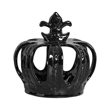 Imagem de Coroa Para Enfeite Media Ceramicas Pegorin Preto No Voltagev