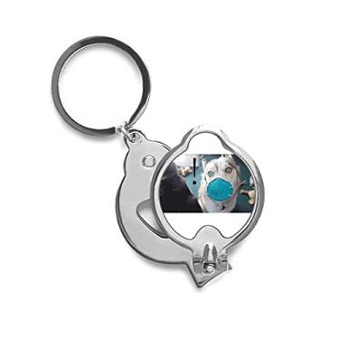 Imagem de Tesoura de cortar unhas com formato de cachorro Shocked Silly Head Cortador de aço inoxidável