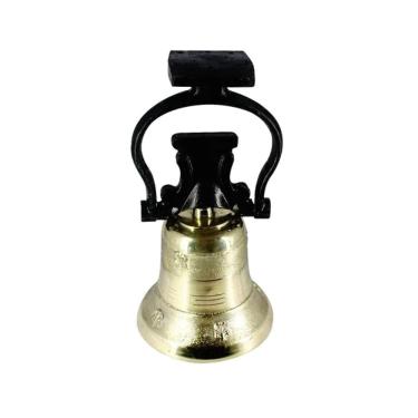 Imagem de Sino  Bronze Base Em Ferro Para Sítio, Capela, 21x40cm Nº4