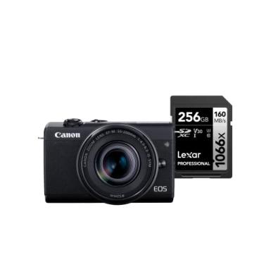 Imagem de Canon Digital Camera EOS M200 kit com Cartão de Memória Lexar Silver 256GB