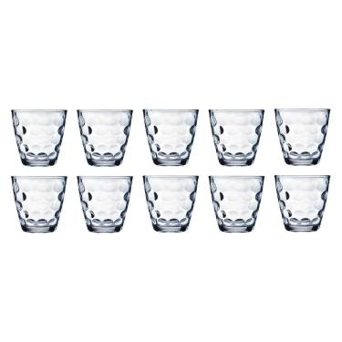 Imagem de Copos de Vidro Bangkok Transparente Redondo 250ML Água 10 un
