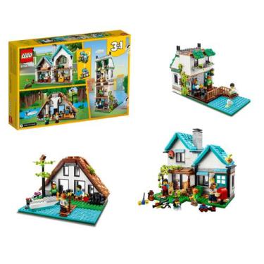 Imagem de Lego Creator 3 Em 1 Casa Aconchegante 808 Peças Blocos 31139