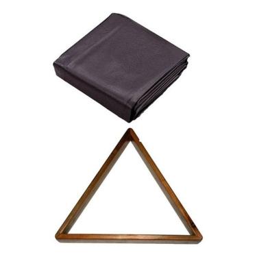 Imagem de Capa Oficial P/ Mesa 2,80x1,52m Sinuca + Triangulo Madeira