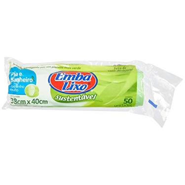 Imagem de Embalixo Saco Lixo Sustentável Pia E Banheiro Verde