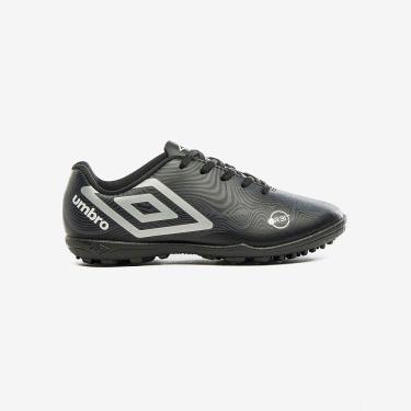 Imagem de Chuteira Socity Umbro Orbit Jr Preto/Cinza