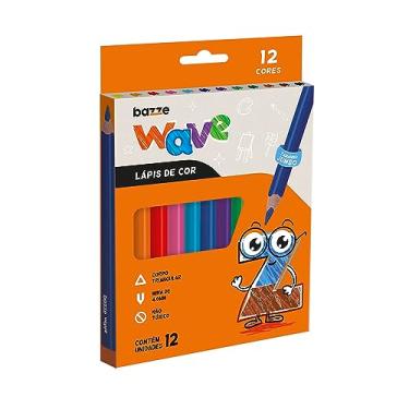 Imagem de Lapis Cor Bazze Wave Jumbo 12 Cores