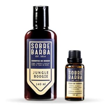 Imagem de Kit Shampoo De Barba + Óleo 30ml Jungle Boogie - Sobrebarba - Sobre Ba