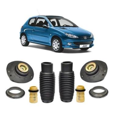 Imagem de Kit Batente Coxim Suspensão Dianteira Peugeot 206 2001/2009