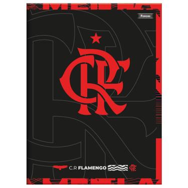Imagem de Caderno Brochura Flamengo 80 Folhas Foroni 1045078