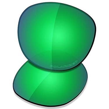 Imagem de SAUCER Lentes de reposição premium para óculos de sol Oakley Latch OO9265 | Latch Low Bridge Fit OO9349 High Defense - Verde Jade polarizado