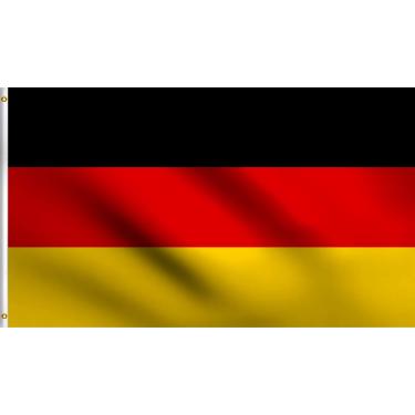 Imagem de Bandeira alemã DMSE Alemanha Bandeira da Alemanha Alemã Alemã Deutschlands 100 D Bandeira Resistente a UV