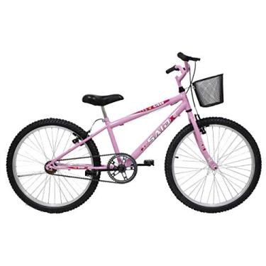 Imagem de Bicicleta de Passeio Saidx Bike Feminina Sem Marcha - Aro 24 Mono - Freios V Brake (Rosa)
