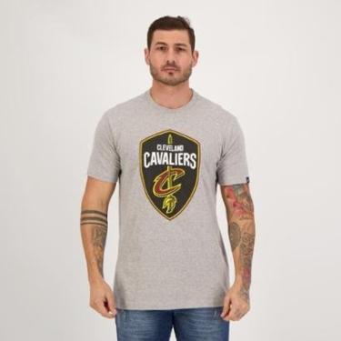 Imagem de Camiseta New Era NBA Cleveland Cavaliers Mescla Cinza-Masculino