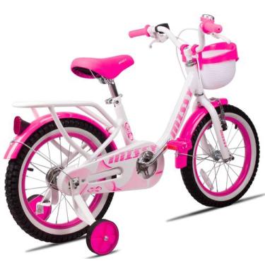Imagem de Bicicleta Aro 16 Missy Pro-X Infantil Com Rodinhas Garupa Cesto E Para