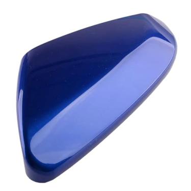 Imagem de Tampa de espelho lateral de substituição para Honda Civic 2016 2017 2018 2019 2020 capa de espelho retrovisor de porta guarnição azul (lado esquerdo)