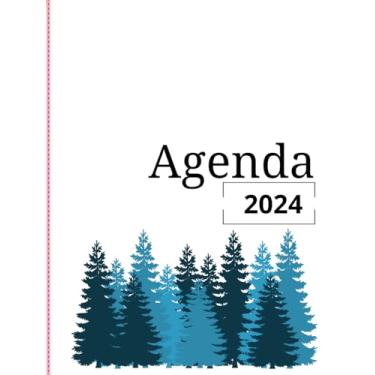 Imagem de Agenda 2024,planner 2024,Planificador Semanal y Mensual de2024, Organizador de Enero a diciembre 2024: tamaño (20 x 27cm) tapa dura y a colores tu dia a dia y preparate para tu exito.