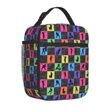 Imagem de Xyiafc Lancheira com tema de jogos - impermeável, à prova de vazamento e durável - Lancheira reutilizável para crianças, homens e mulheres Greg